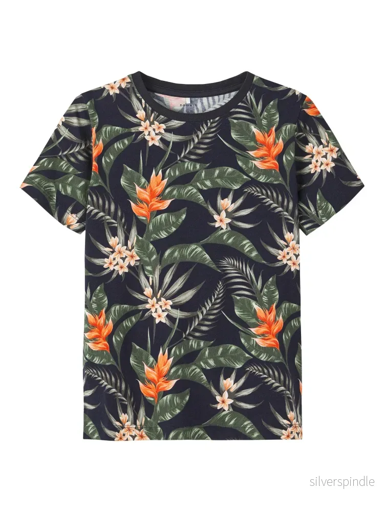 Mönstrad T-shirt Mönstrad T-shirt