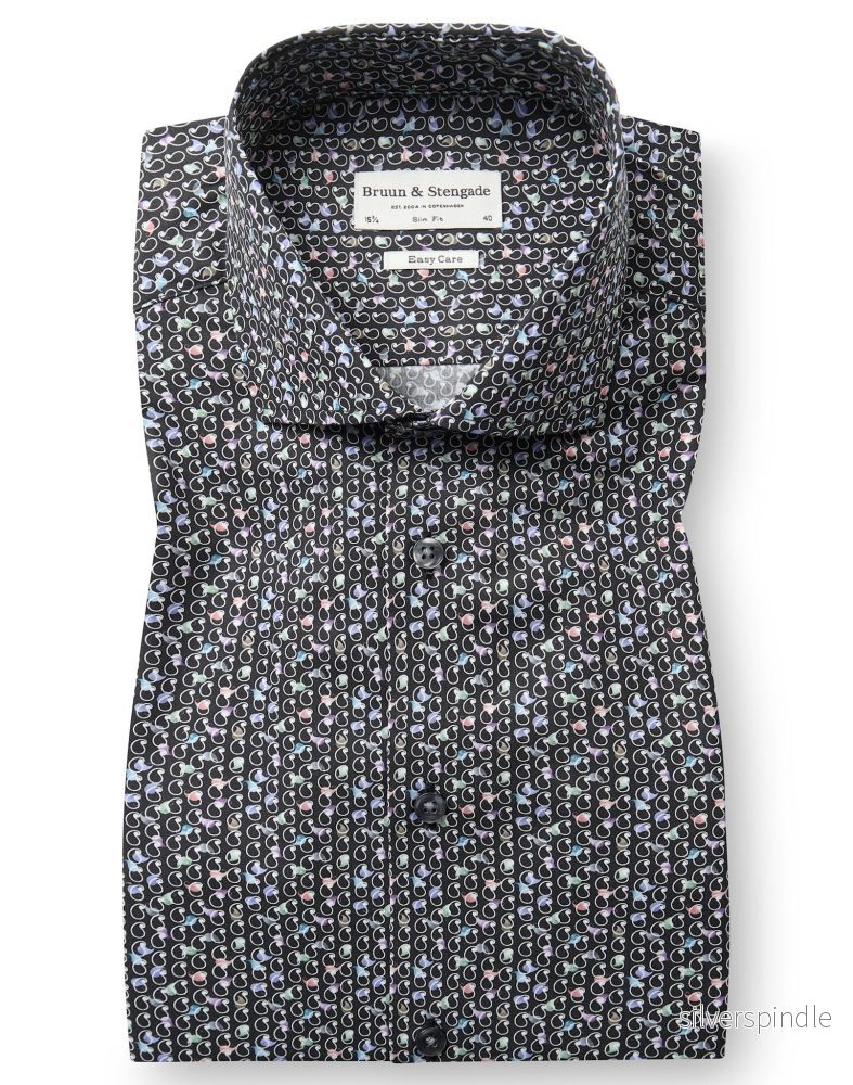 BS Snell Slim Fit Skjorta - Black