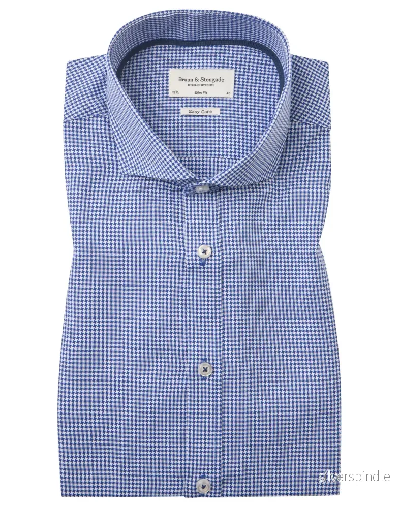 BS Butragueno Slim Fit Skjorta - Dark Blue