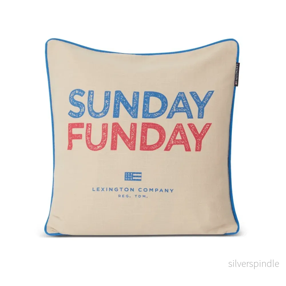 Lexington Sunday Funday Printed Cotton Canvas Kuddfodral – Outlet Lexington Sunday Funday Printed Cotton Canvas Kuddfodral – Outlet