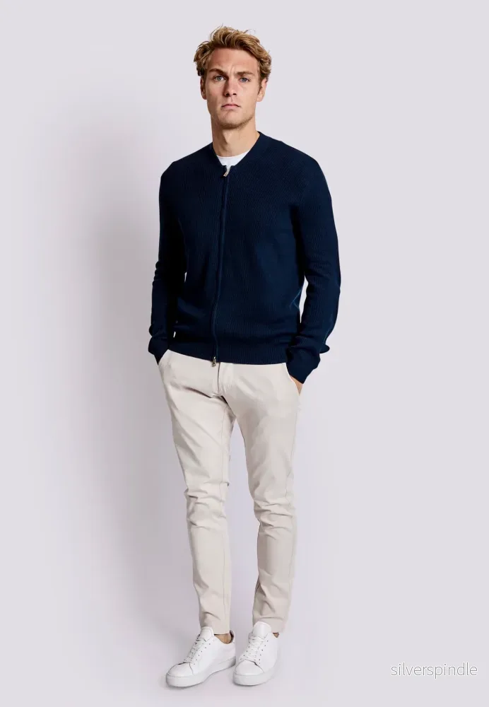 BS Andres Regular Fit Sticka - Navy - Bild 3