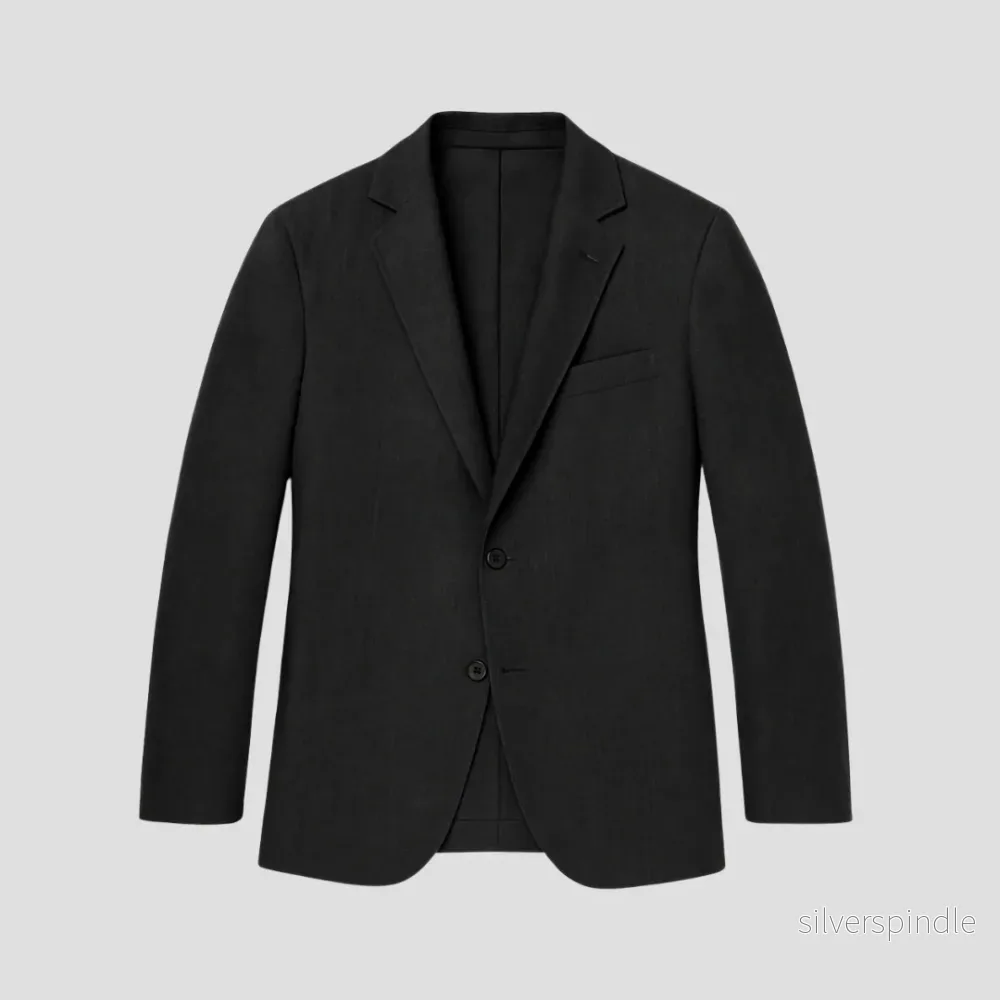 Elegant Sommarblazer i Linne för Män med Lätt Struktur | Perfekt för Varmt Väder - Bild 2