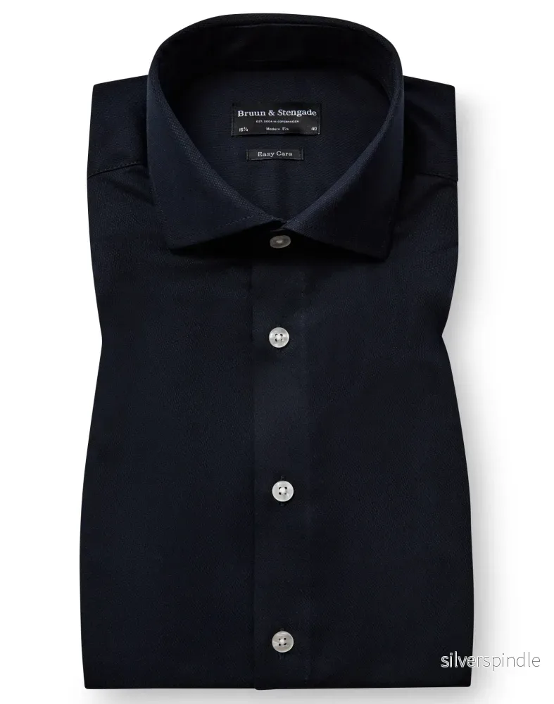 BS Damar Modern Fit Skjorta – Navy BS Damar Modern Fit Skjorta – Navy