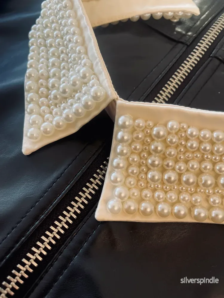 White pearl collar - Bild 2