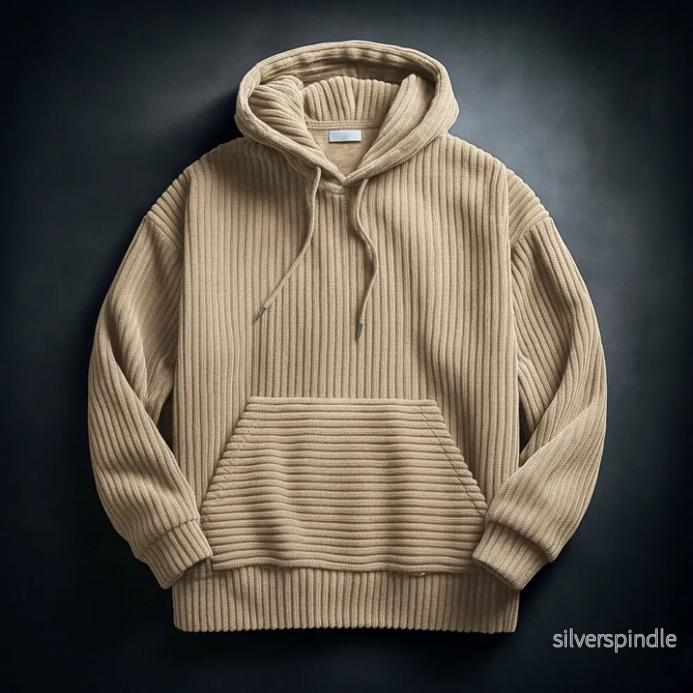 Liam | Strukturerad Hoodie med Avslappnad Passform - Bild 2