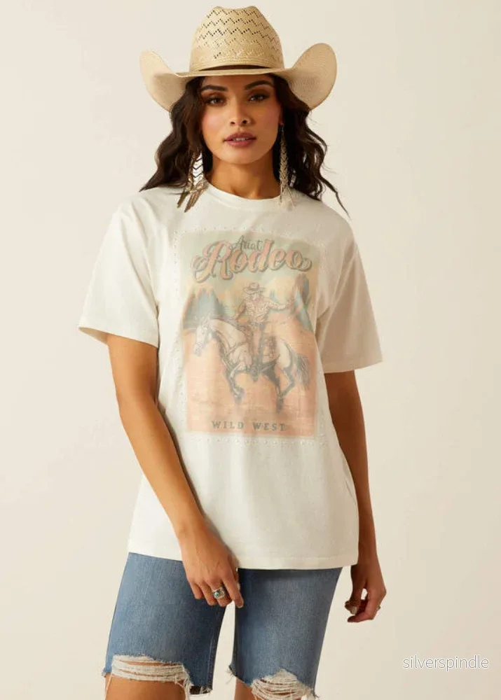 Ariat Rodeo SS T-Shirt Cloud Dancer