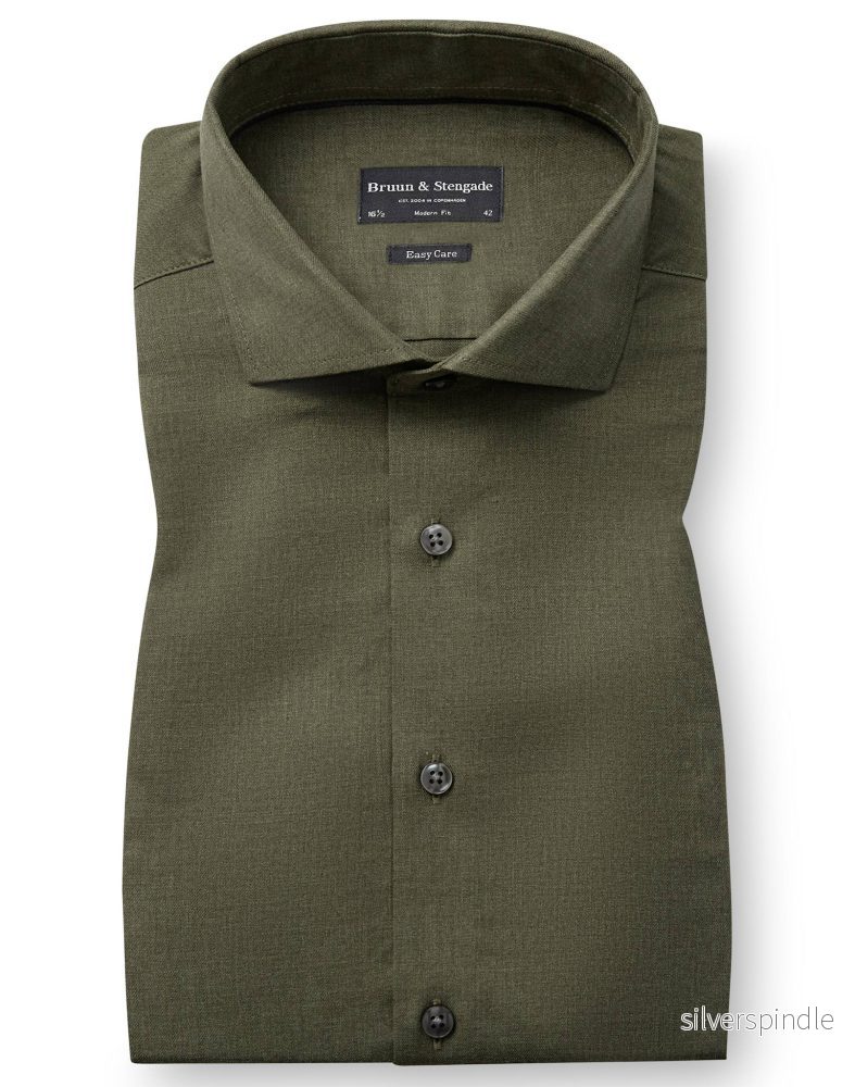 BS Andersen Modern Fit Skjorta – Green BS Andersen Modern Fit Skjorta – Green