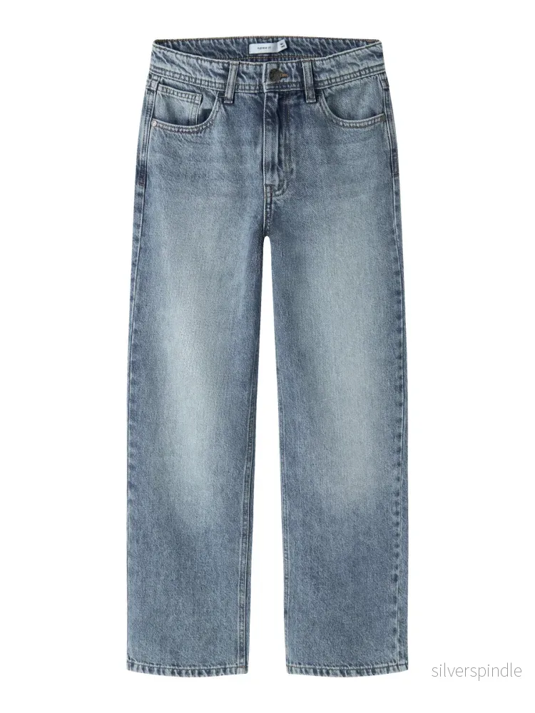 Blå Straight Jeans Ryan