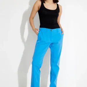 PANTALONE CHINO GABARDINA STR BYXOR – Blå PANTALONE CHINO GABARDINA STR BYXOR – Blå