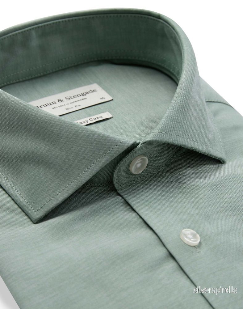 BS Jorge Slim Fit Skjorta - Green - Bild 2