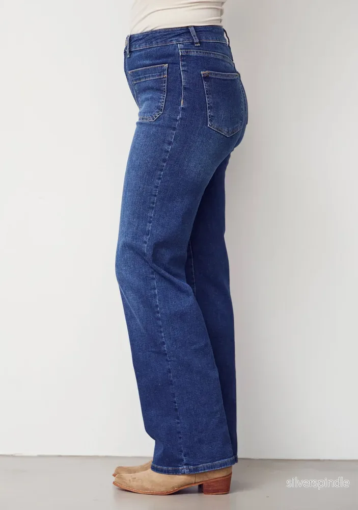 Bologna Wide Jeans - Dark denim - Bild 2