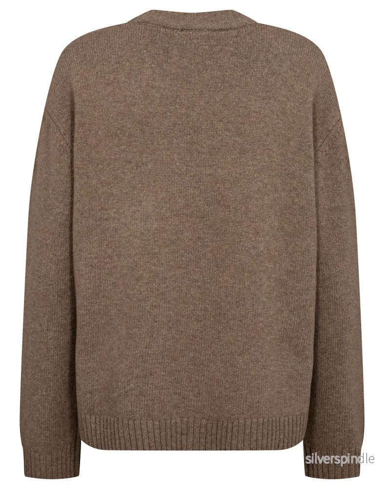 BS Lina Regular Fit Stickat - Brown - Bild 2
