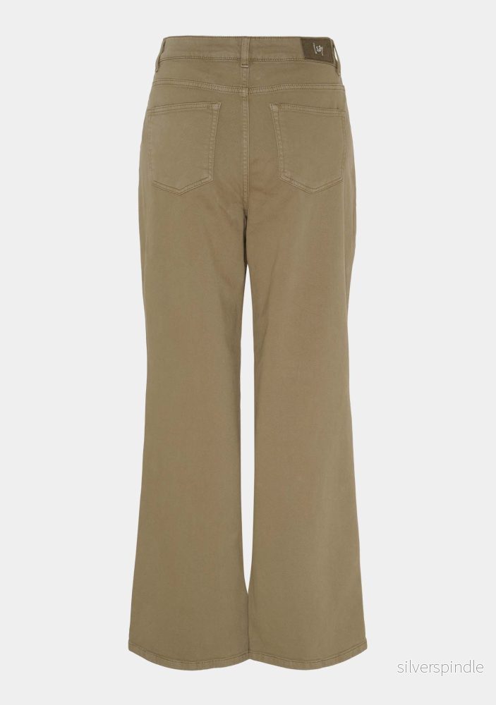 Bologna wide Twill Pant - Light Mole - Bild 3
