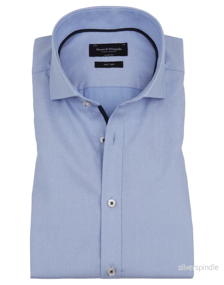 BS Lato Modern Fit Skjorta – Light Blue