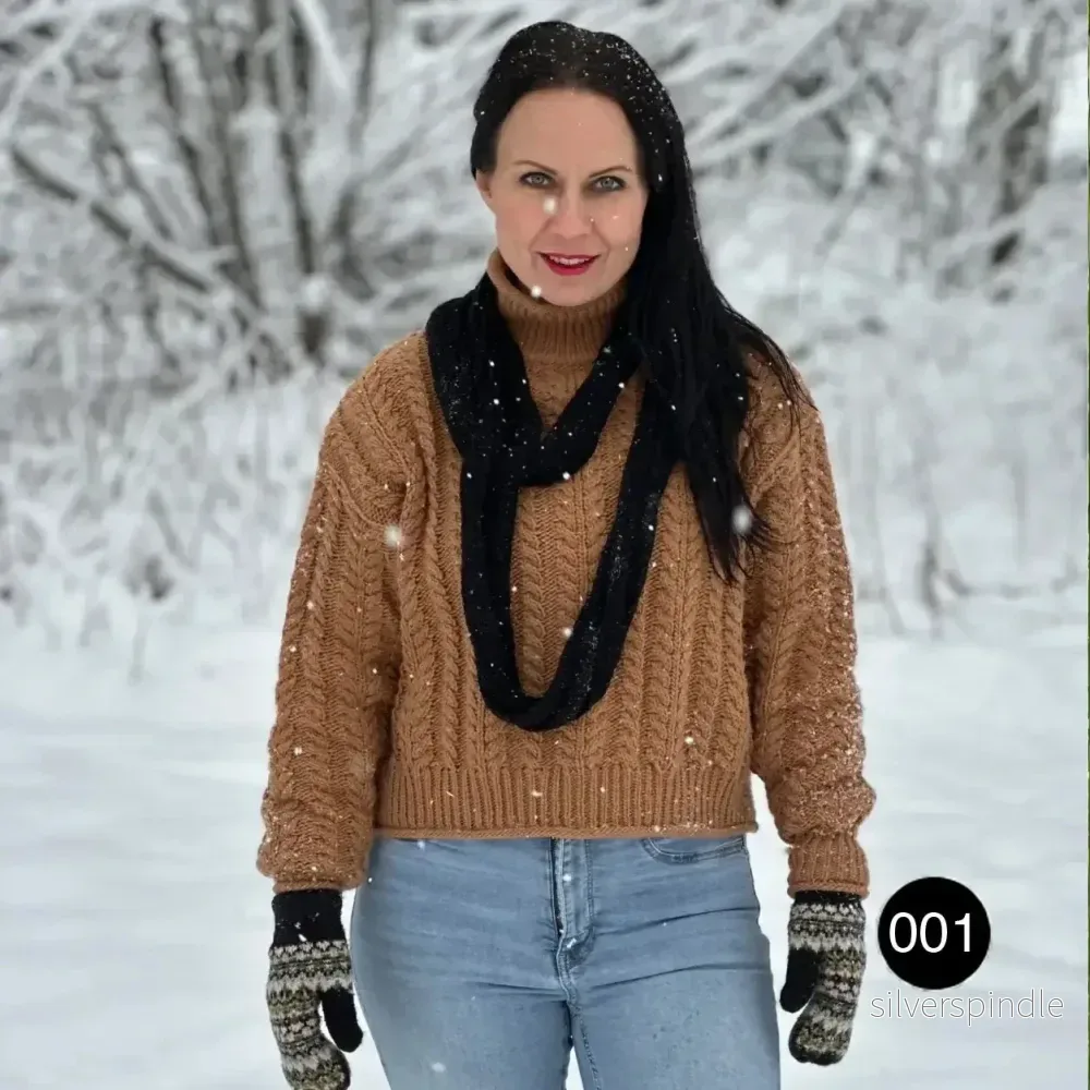 Sally Tubsjal (REA, Utgående färger) - Finstickad tubsjal i större modell och i många färger - Bild 2