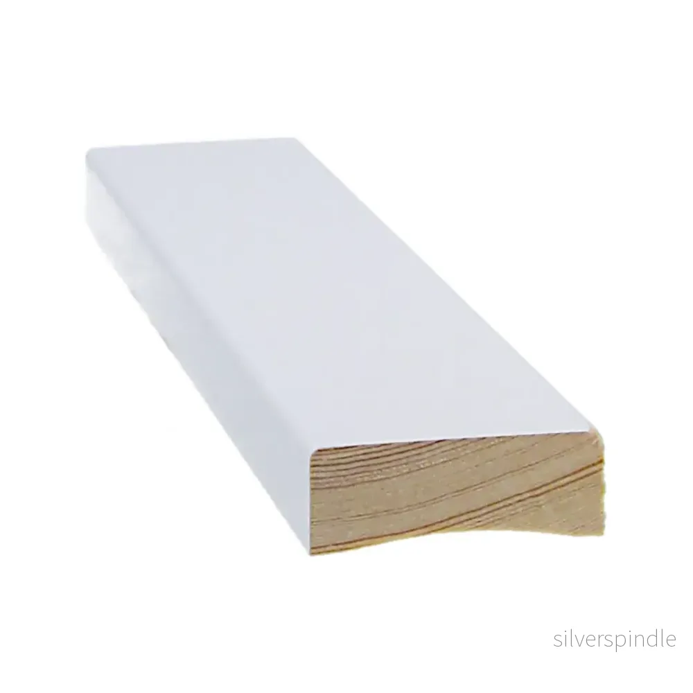 Täcklist 15x42x2200, Furu, Vit