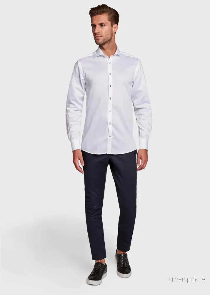 BS Ricci Modern Fit Skjorta - White - Bild 3