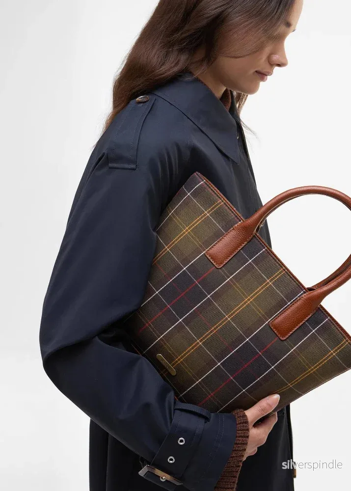Barbour Birch Tartan Tote Bag Classic Tartan - Bild 2