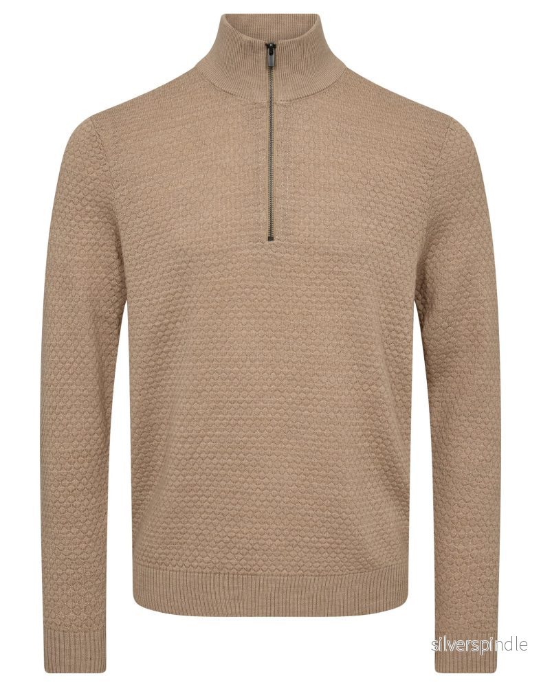 BS Innes Regular Fit Stickat – Sand BS Innes Regular Fit Stickat – Sand