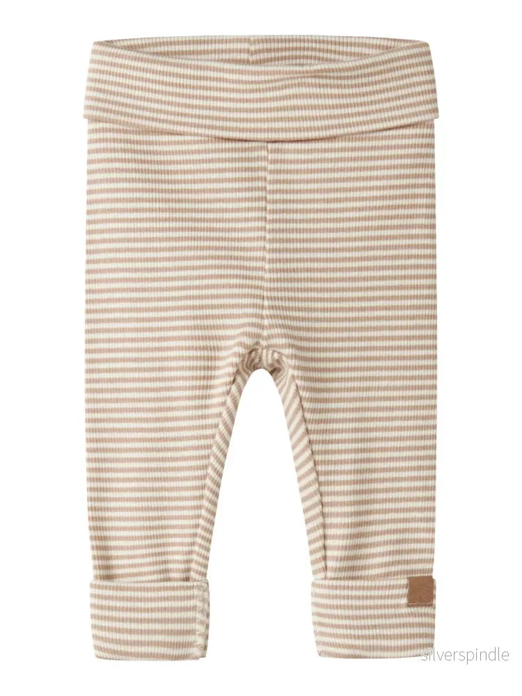 Berro Randiga Leggings I Ekologisk Bomull Berro Randiga Leggings I Ekologisk Bomull