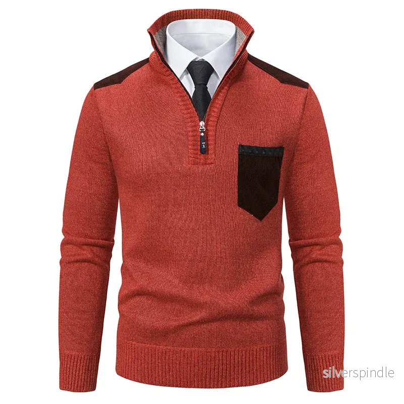 Ethan | Slim Fit Fleece-Lined Winter Sweater - Bild 3