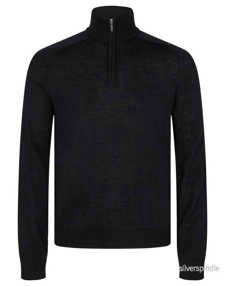 BS Pelle Regular Fit Stickat – Black BS Pelle Regular Fit Stickat – Black