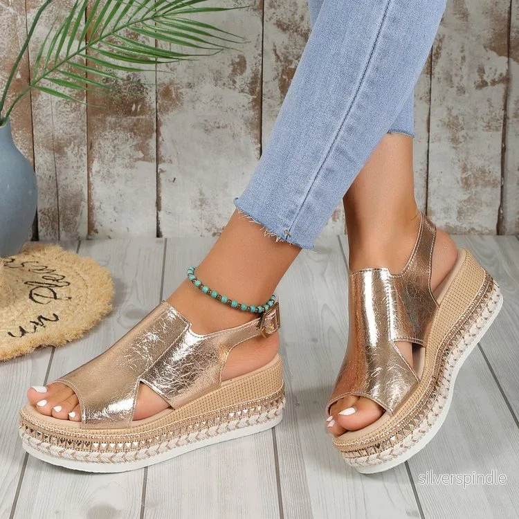 Olivia | Elegant Plus Size Platform Sandals for Spring and Summer Olivia | Elegant Plus Size Platform Sandals for Spring and Summer