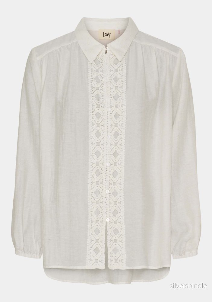 Lykke Colar Shirt - Broken White - Bild 3