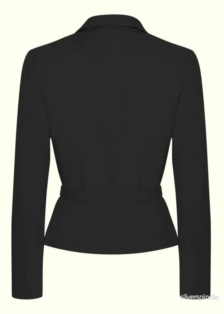 Siri figursydd blazer - svart - Bild 2