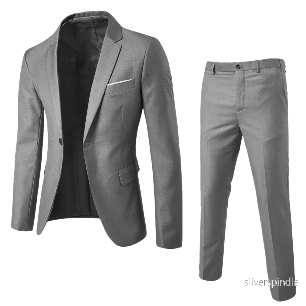 Liam | Elegant Slim Fit Herrkostym i Två Delar