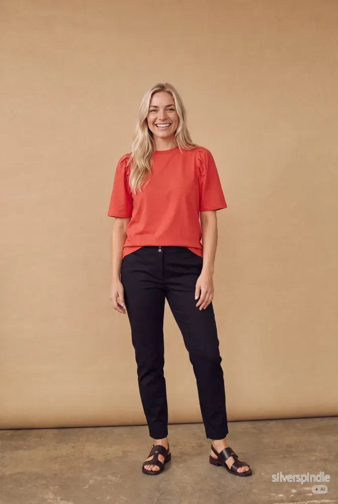 Tinni s/s T-Shirt - Fresh Red - Bild 3