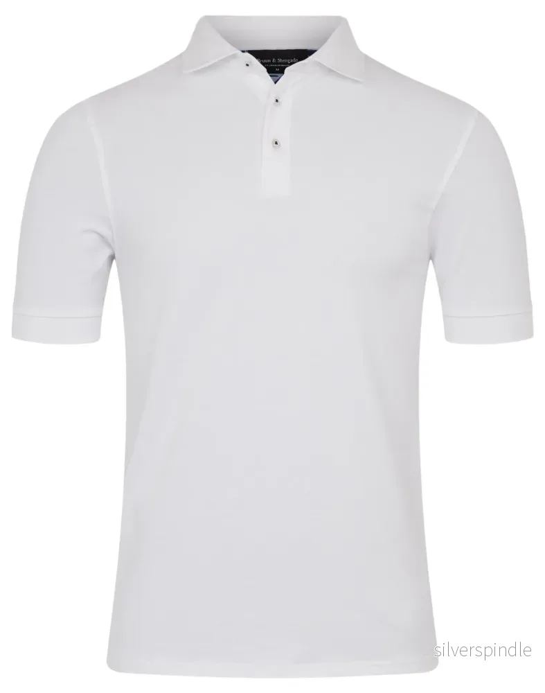 BS Fiji Regular Fit Pikétröja – Vit