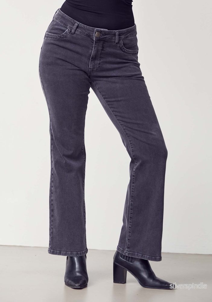 Verona Flare Jeans – Dark Grey Wash Verona Flare Jeans – Dark Grey Wash