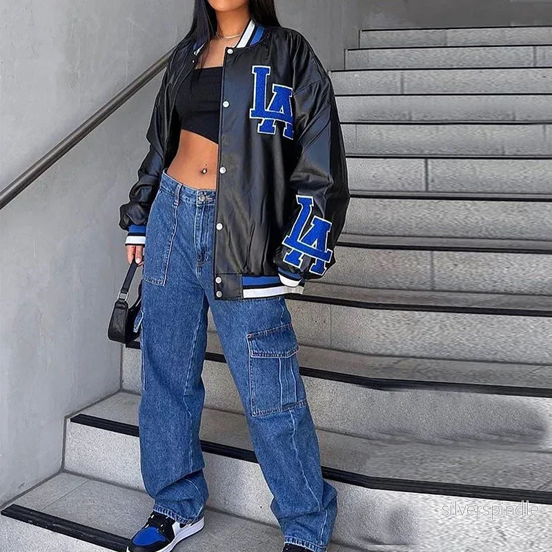 Emma | Praktiska Mellanhöga Jeans med Flera Fickor - Bild 2