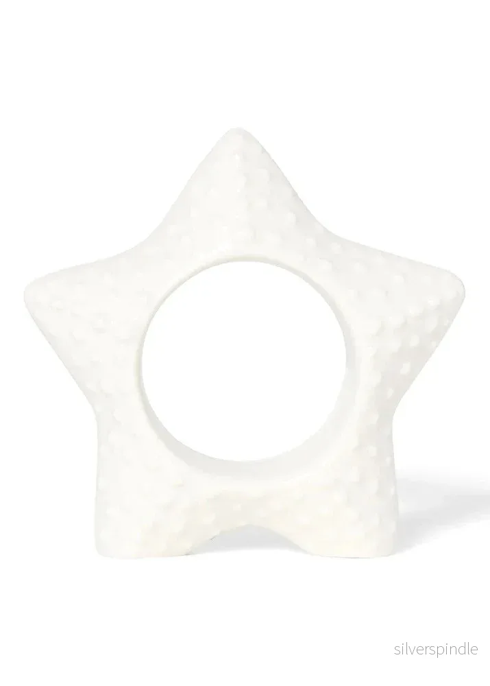 Lexington Stoneware Starfish Napkin Ring White - Bild 3
