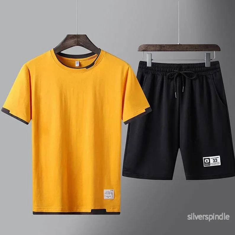 Liam | Lätt Sommar Sportset för Män, Avslappnad och Modern - Bild 2