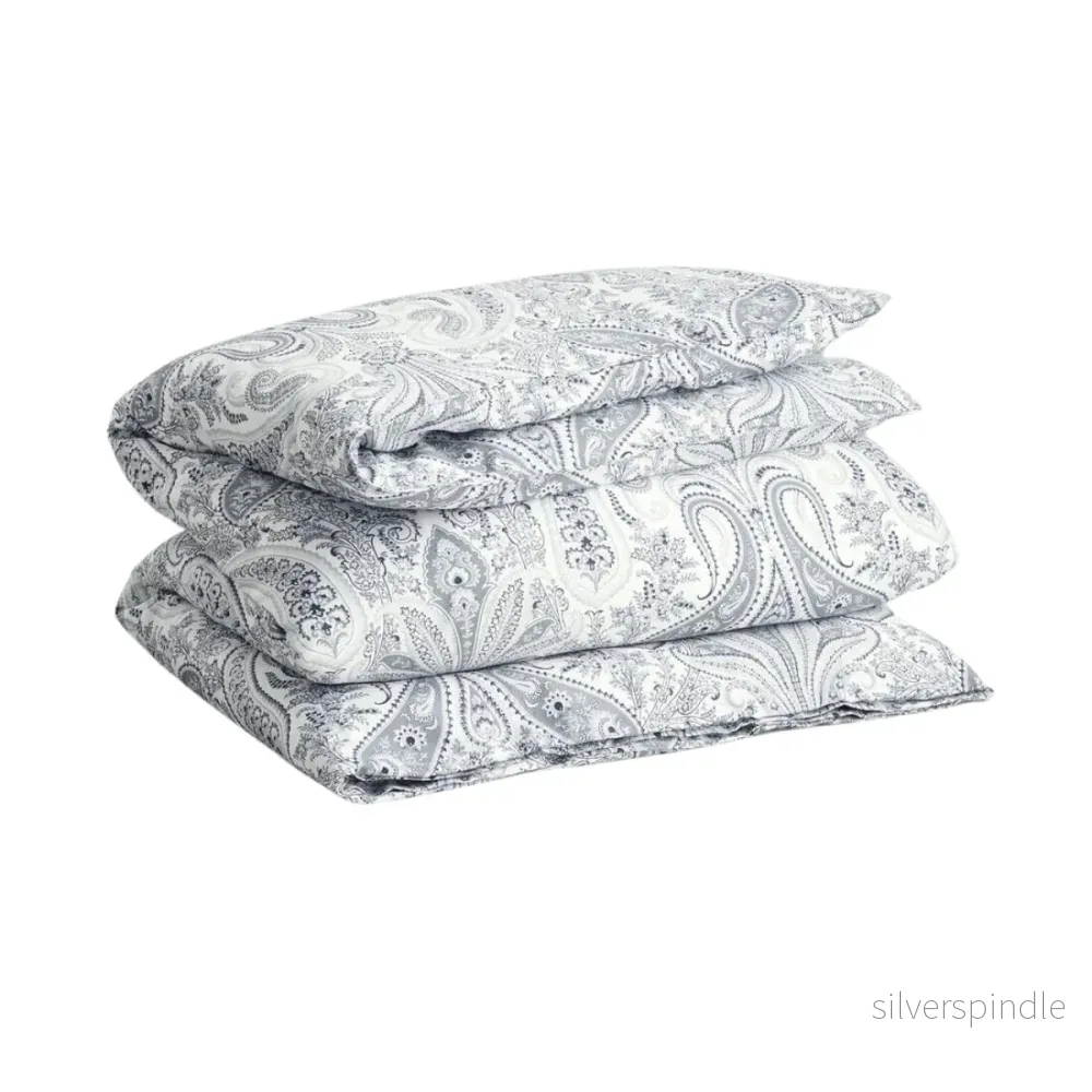 GANT Key West Paisley Påslakanset - Heather Grey - Bild 2
