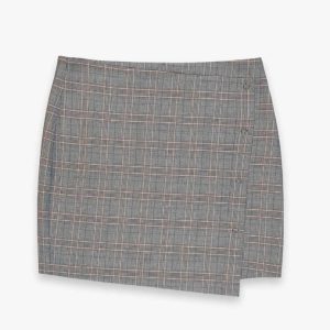 EMY KJOL – Beige check EMY KJOL – Beige check