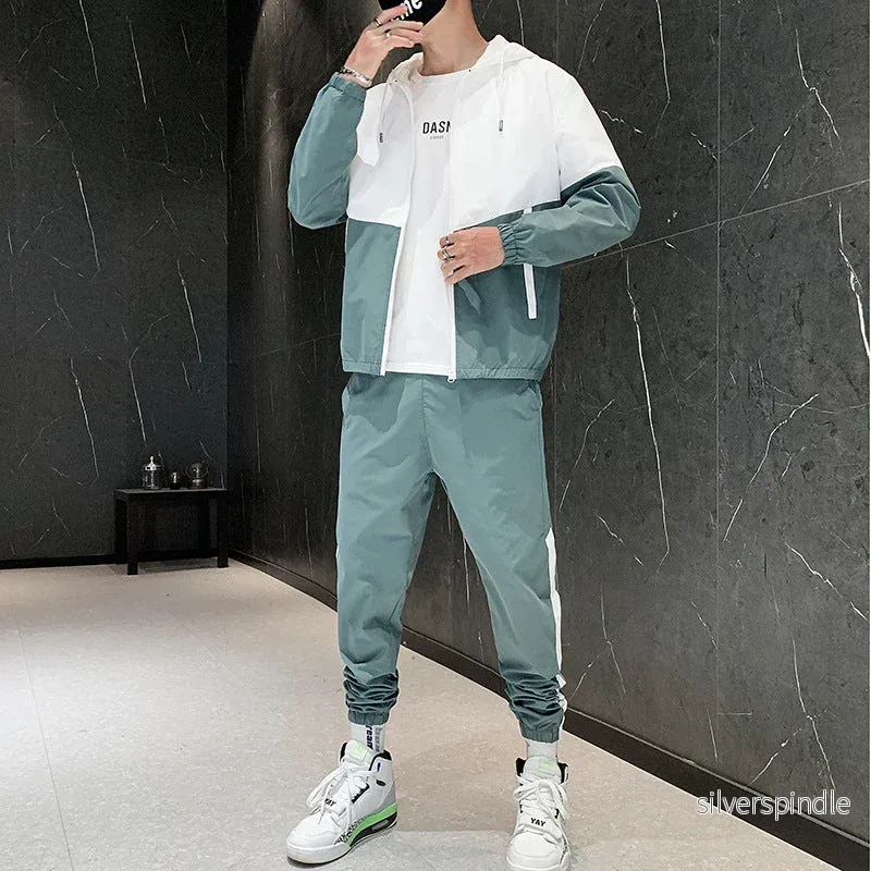 Ethan | Modern Höst Träningsdress med Huva - Bild 3