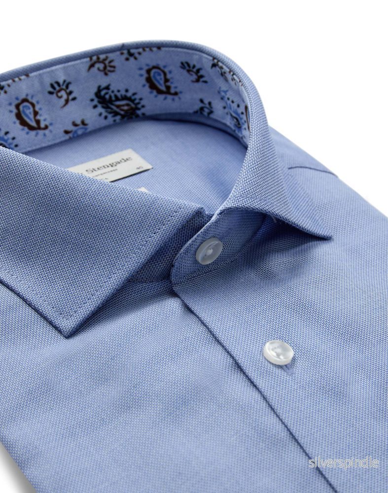 BS Duarte Slim Fit Skjorta - Blue - Bild 2
