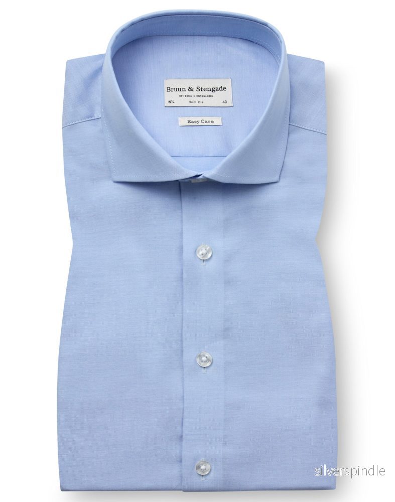 BS Cindrik Slim Fit Skjorta - Light Blue