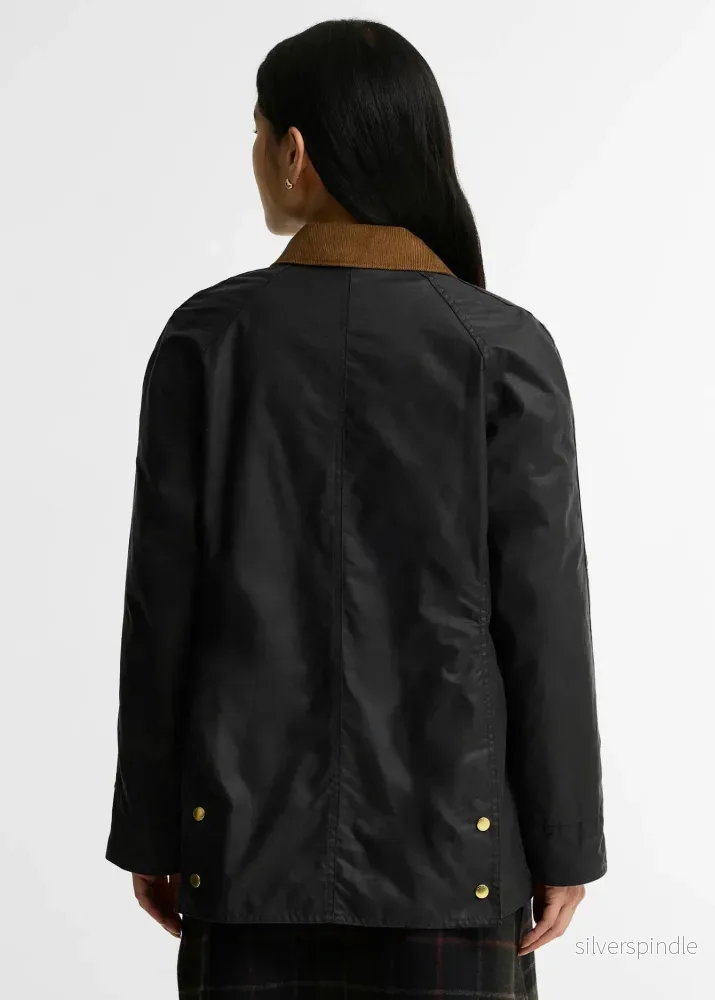Barbour Icons Beadnell Wax Jacket Navy - Bild 3