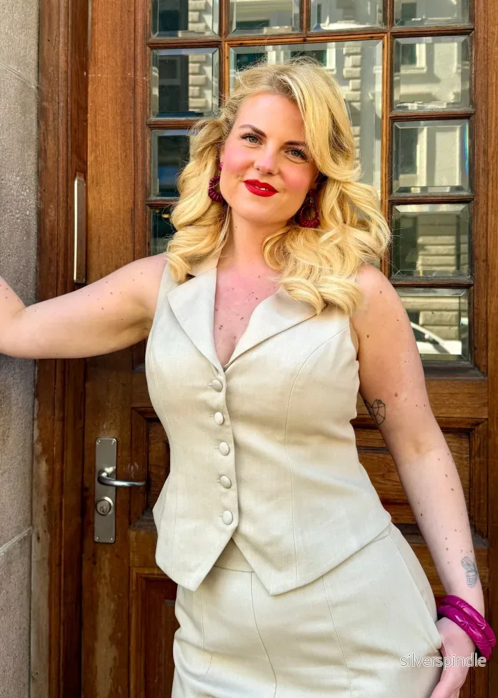 Marlene väst - beige - Bild 2