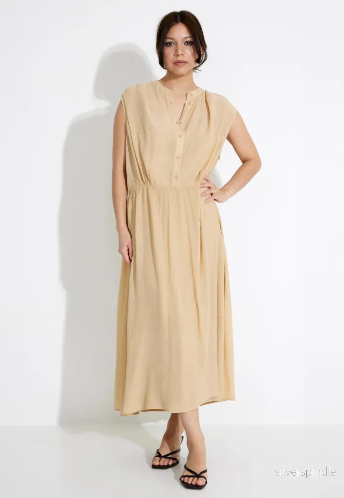 NEO ABITO DRESS - Light brownbeige