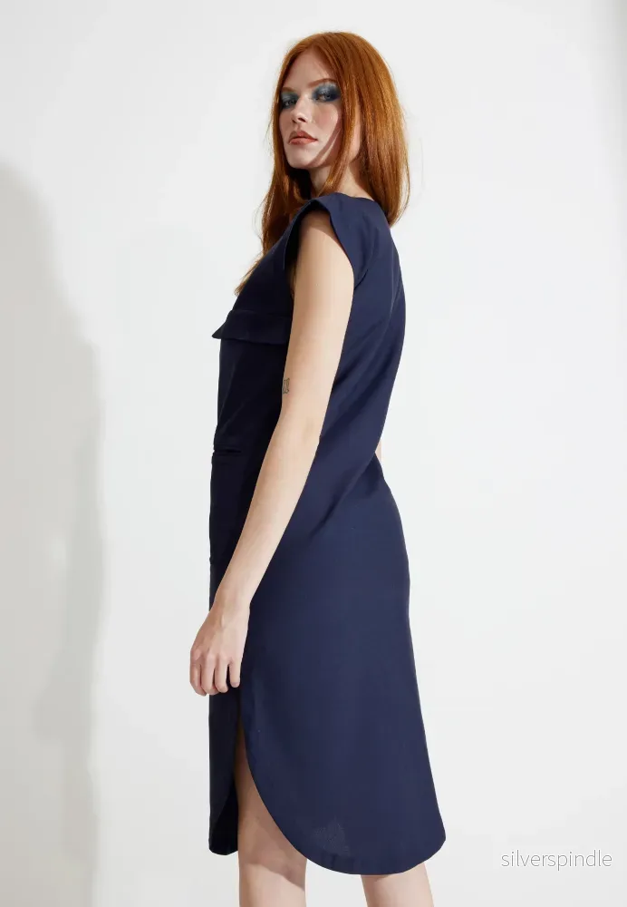 DEBORAH DRESS - Navy - Bild 3