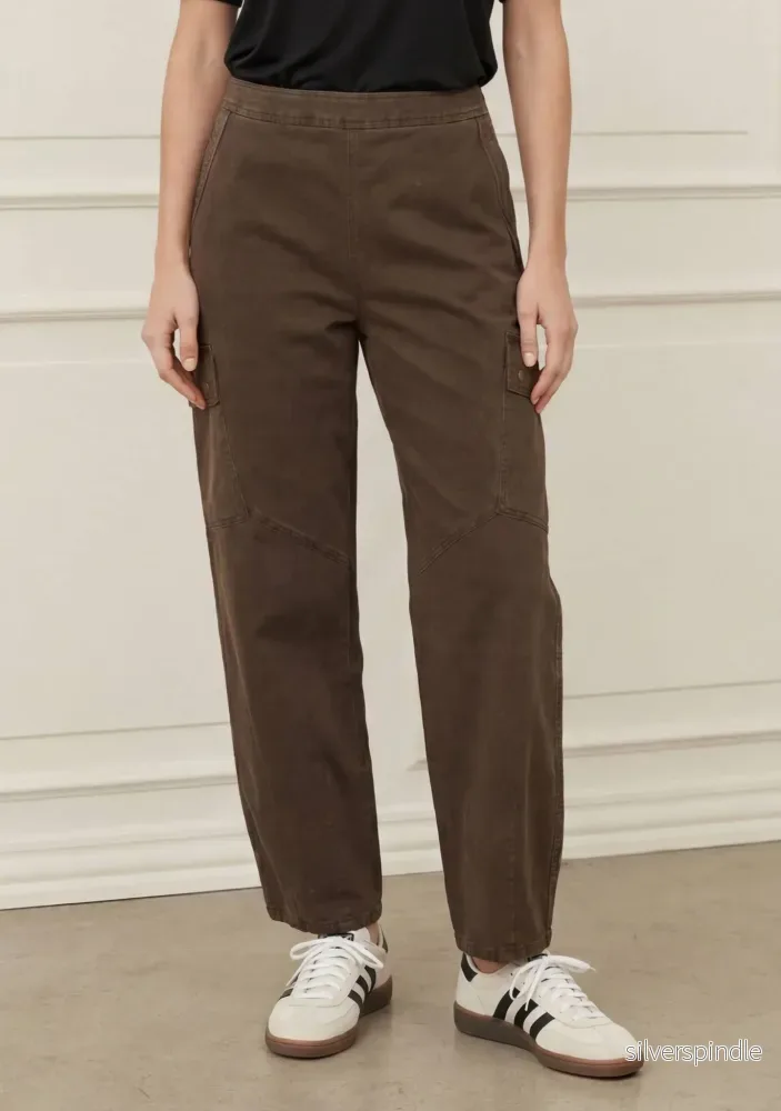Livigno Wide Pant - Washed Brown - Bild 2