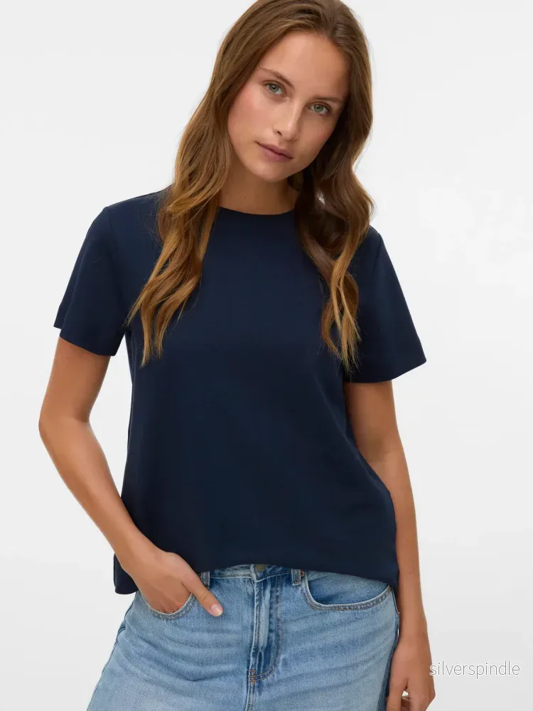 NAIMA T-SHIRT DARK SAPPHIRE NAIMA T-SHIRT DARK SAPPHIRE