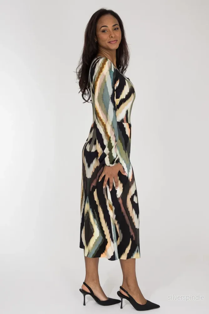 Everyday midi jersey dress - Black - Bild 2