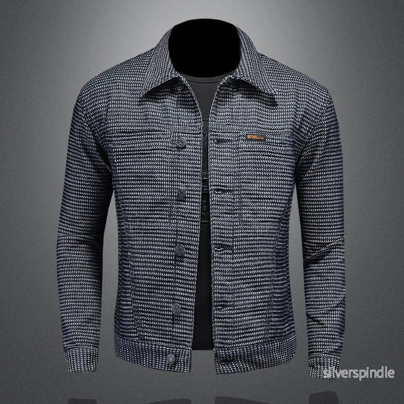 Oliver | Slim Fit Vårjacka i Denimblandning Oliver | Slim Fit Vårjacka i Denimblandning