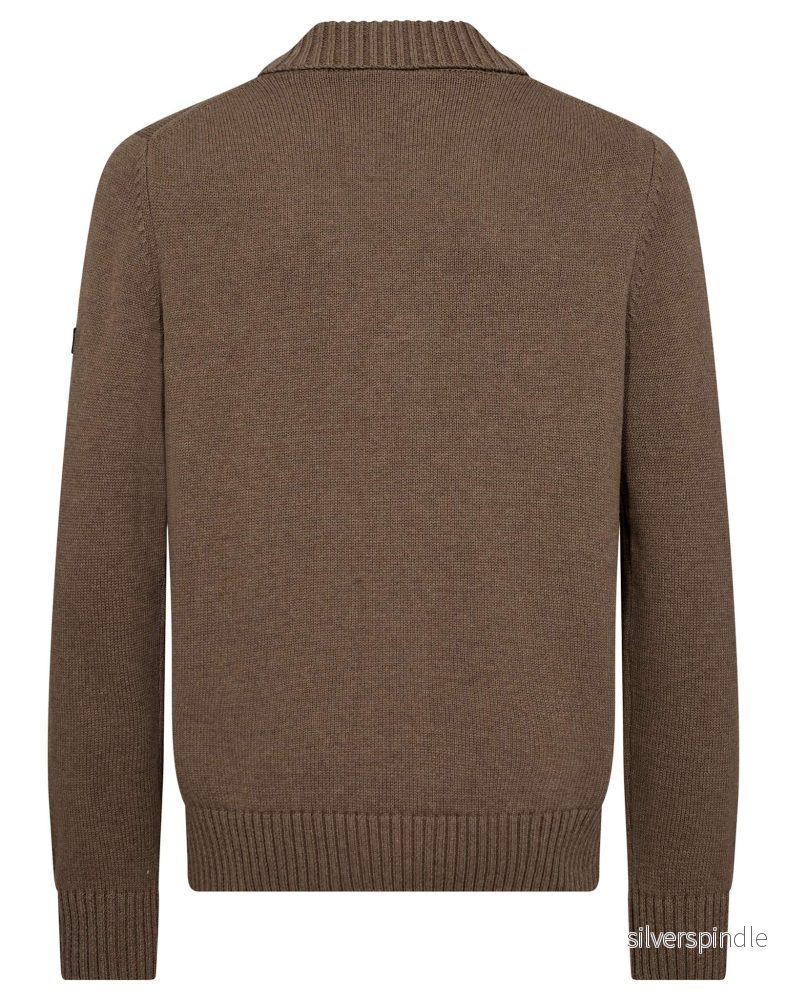 BS Bjarte Regular Fit Stickat - Brown - Bild 2